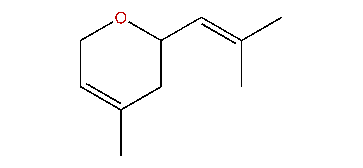 3,6-Dihydro-4-methyl-2-(2-methyl propen-1-yl)-2H-pyran